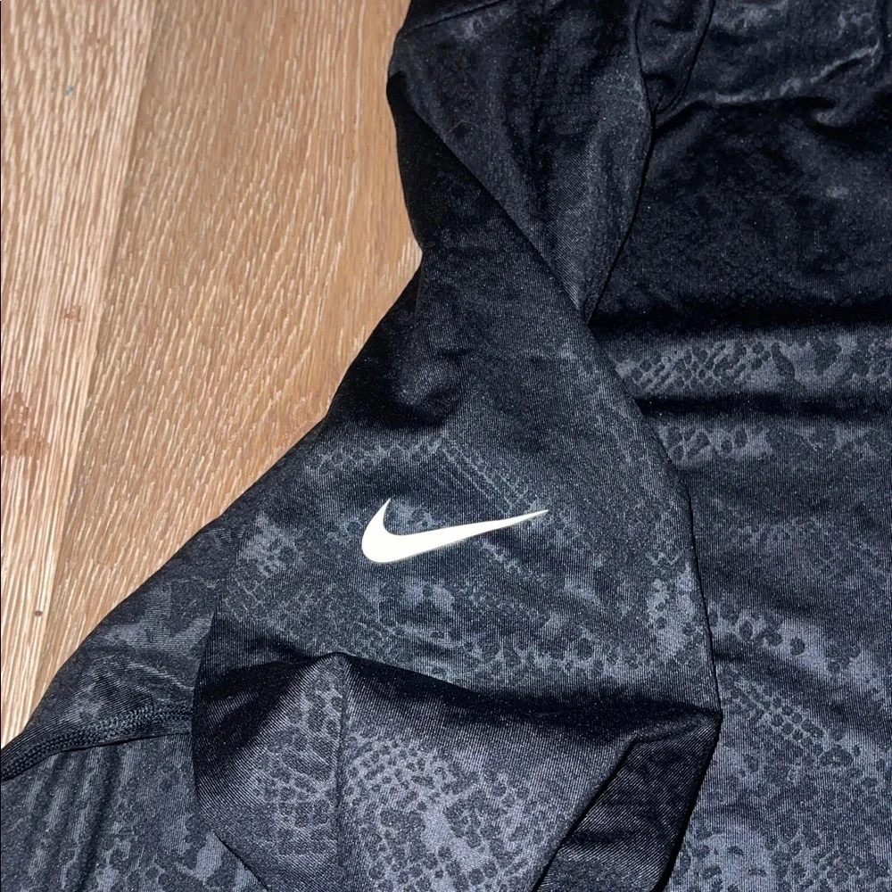 Nike Pro Dri Fit Shirt Embossed Heights Vixen Long Sleeve Zip Women's xl